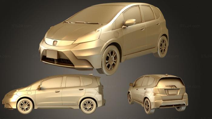 Автомобили и транспорт (Honda Fit EV, CARS_1849) 3D модель для ЧПУ станка
